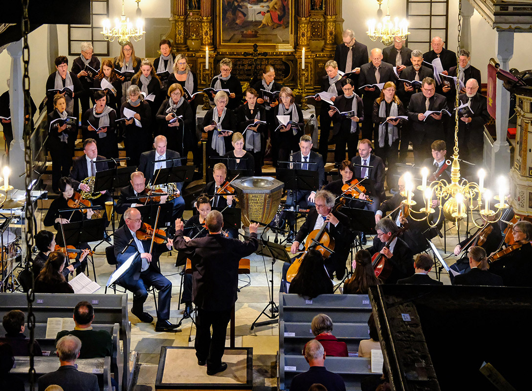 Aufführung des Passions-Oratoriums von Matthias Drude in der Sebnitzer Stadtkirche