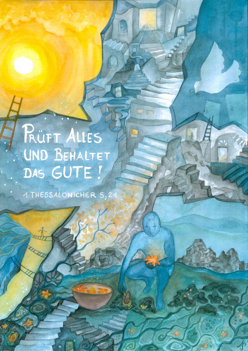 Jahreslosung 2025 · Grafik: Anne Schulze