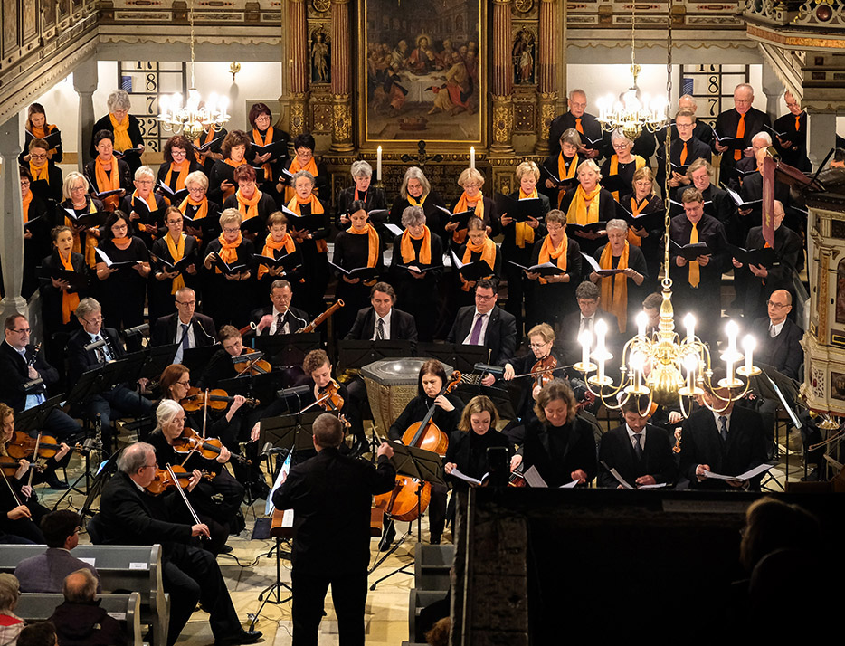 Aufführung romantischer Oratorie­nmusik zur Advents- und Weih­nachts­zeit am 3. Advent · 15. Dezember 2019 in der Ev.-Luth. Stadtkirche »Peter und Paul« in Sebnitz