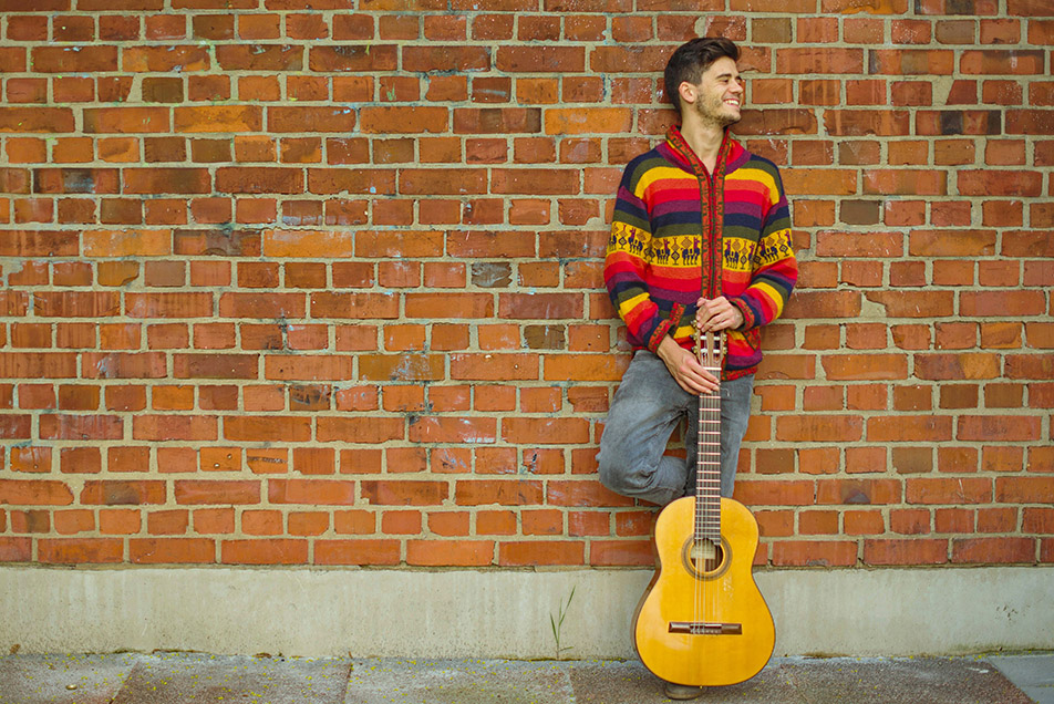 Gitarrist Fabian Zeller (Dresden)