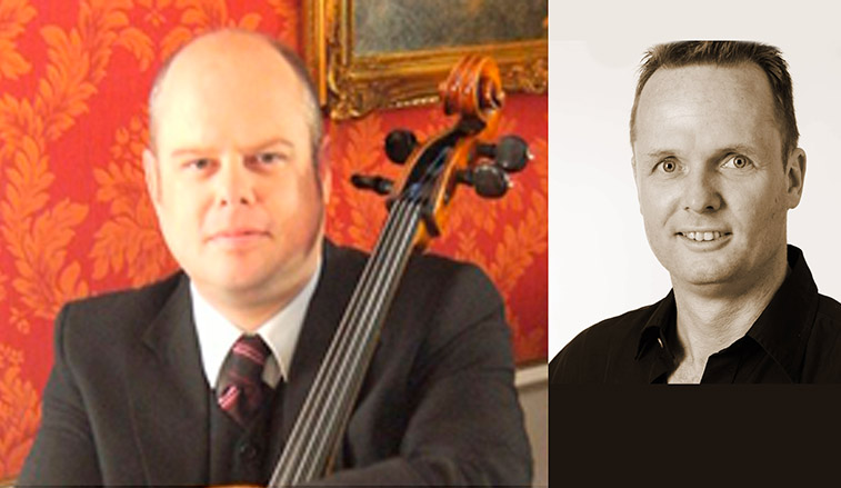 Duo Infinitè: Sven Schreiber (Leipzig) · Violoncello, Alexander Göpfert (Görlitz) · Kontrabass