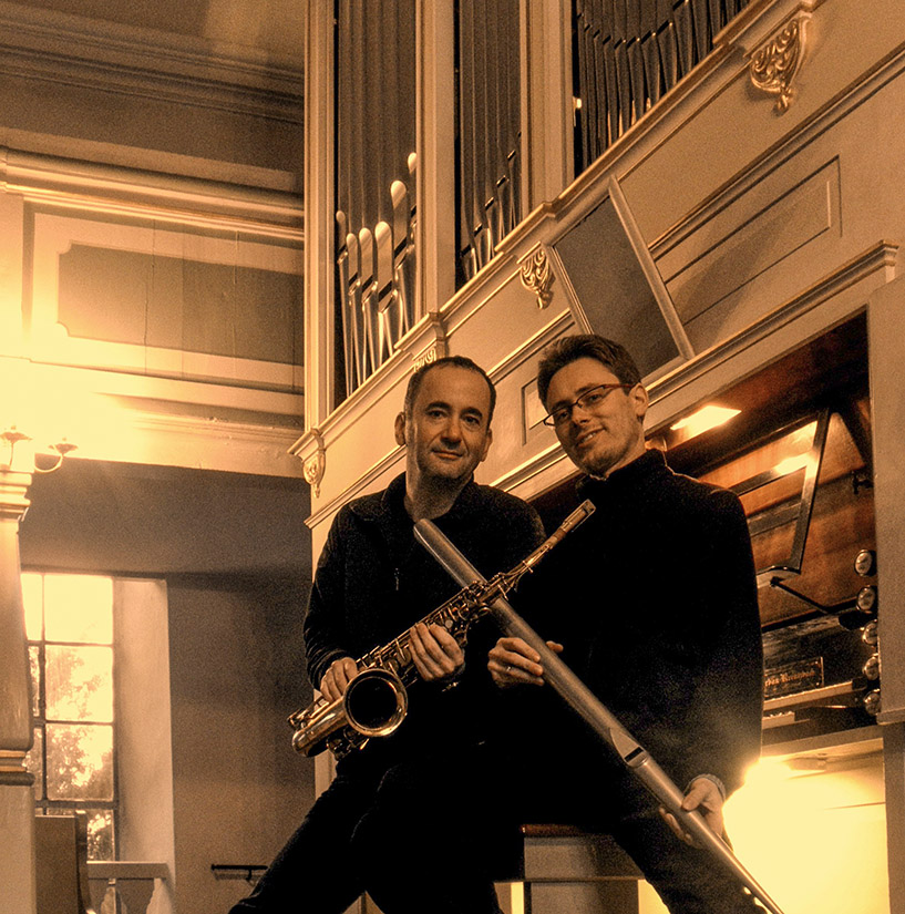 Frank Nestler (Saxophon), Johannes Korndörfer (Orgel) · Foto: PR